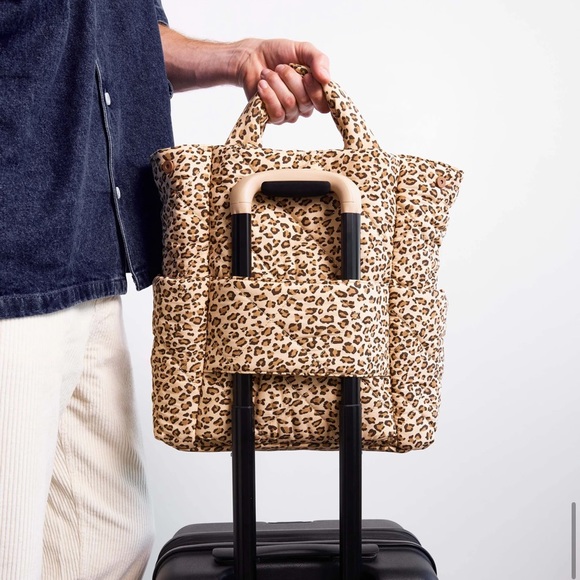 Beis x Elsa (sold out online) The Backpack Tote in Wild Child - Picture 10 of 12